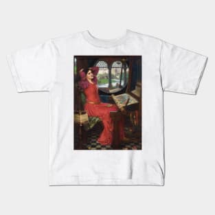 I am Half sick of Shadows said the Lady of Shalott by John William Waterhouse Kids T-Shirt